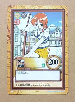 Nami C11 One Piece From TV animation Carddass Hyper Battle - Image 1