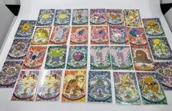 Lot 30 Topps Pokemon TV Animation Edition Foil Cards 1999 Series 1 Non-Holo - Image 1
