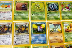 Vintage Pokemon Card Lot x35 WotC Base Jungle Charmander Eevee Scyther - Image 4