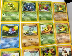 Vintage Pokemon Card Lot x35 WotC Base Jungle Charmander Eevee Scyther - Image 5
