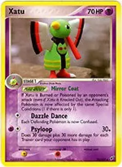 Pokemon EX Deoxys 29/107 Rare Card - Xatu - Image 1