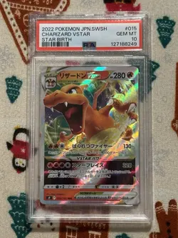 Charizard VSTAR Star Birth Japanese Card PSA 10 Gem Mint - Image 1