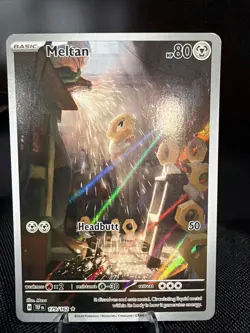 Pokemon Card TCG - Meltan 179/162 Illustration Rare Temporal Forces - NM - Image 1
