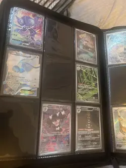 Pokemon Card Collection Large Binder Multiple Cards and Singles - Image 1