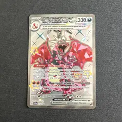 Pokemon TCG Charizard EX Scarlet Violet Black Star Promo Card SVP074 - Image 1