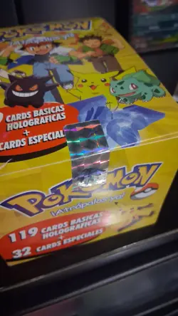 POKEMON CRYSTAL CARD COLLECTION - STAINED GLASS SEALED BOX - PERU - Image 1
