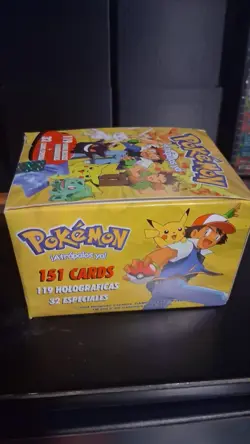 POKEMON CRYSTAL CARD COLLECTION - STAINED GLASS SEALED BOX - PERU - Image 2