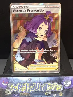 Pokemon Card Acerola's Premonition TG24/TG30 Brilliant Stars Ultra Rare NM - Image 1