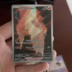 Pokemon TCG 151 Charmander Charmeleon Charizard ex Full Art Holo Card Lot - Image 2