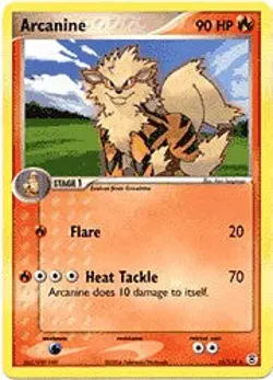 Pokemon EX Fire Red & Leaf Green 18/112 Arcanine Card - Image 1