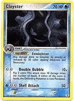Pokemon EX Fire Red & Leaf Green 20/112 Cloyster Card - Image 1