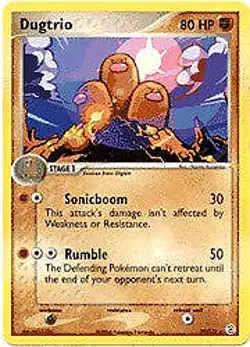 Pokemon EX Fire Red & Leaf Green 22/112 Dugtrio Card - Image 1