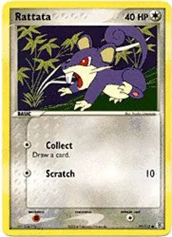 Pokemon EX Fire Red & Leaf Green 77/112 Rattata Card - Image 1