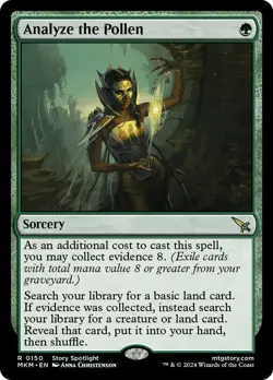 Analyze the Pollen [Murders at Karlov Manor] Foil Near Mint - Image 1