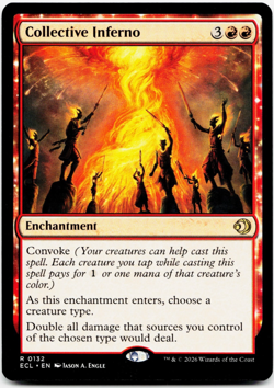 Collective Inferno [Lorwyn Eclipsed] Magic - MTG ECL 0132 NM 🔥 - Image 1