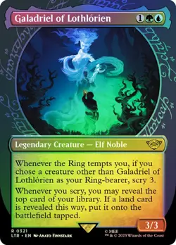 MTG GALADRIEL OF LOTHLORIEN SHOWCASE FOIL The Lord of the Rings NM - Image 1