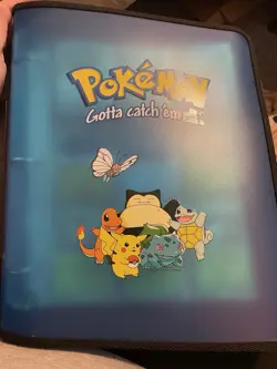 Vintage Pokemon binder filled with over 500 cards - Image 1