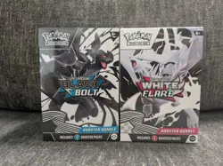 Pokemon Black Bolt and White Flare Booster Bundle Set of 2 Sealed New - Image 1
