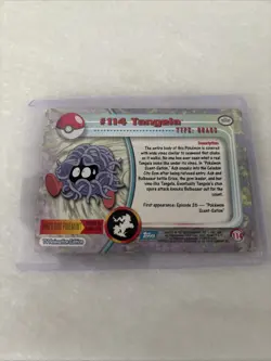 Topps Series 2 Tangela #114 Pokemon Non-Holo Card - Image 2