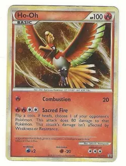 Ho-Oh HGSS01 Black Star Promo Cosmos Rare Holo 2010 Pokemon Card - Image 1