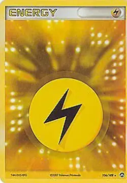 Pokemon EX Power Keepers Rare Card - Lightning Energy 106/108 - Image 1