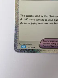 Drops In The Ocean - Classic Collection CLB 021/034 - Holo - Pokemon TCG - NM - Image 4