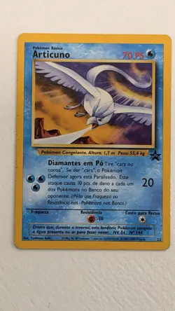 (3) Legendary Birds Vintage Pokemon TCG WOTC Black Star Promo*Portuguese* #21-23 - Image 2