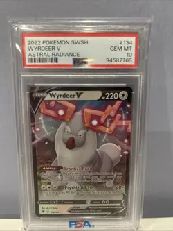 WYRDEER V POKEMON SWORD & SHIELD ASTRAL RADIANCE 134/189 PSA 10 - Image 1