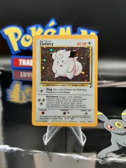 Clefairy - 6/130 - Pokemon Base Set 2 Unlimited Holo - WOTC - LP - Image 1