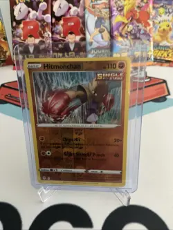 Pokemon TCG Hitmonchan 081/203 Reverse Holo Evolving Skies Card 2021 - Image 1
