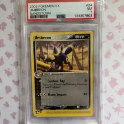 2003 POKEMON EX UMBREON SANDSTORM -PSA 7 - Image 1