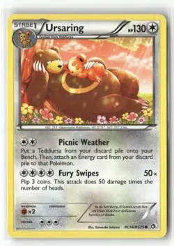 URSARING RC16/RC25 HOLO C LEGENDARY TREASURES: RADIANT COLLECTION POKEMON NM/M - Image 1