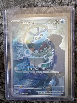 Mantyke - Paradox Rift - Full Art Illustration Rare Pokemon 189/182 NM - Image 1