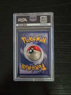 1999 Pokemon Game Pikachu Yellow Cheeks #58 PSA NM 7 - Image 2