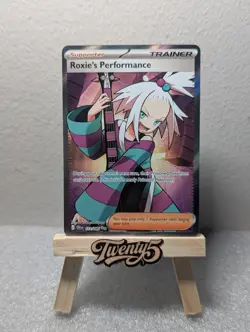2025 Pokemon SV Black Bolt Roxie's Performance 112/086 Illustration Rare NM - Image 1