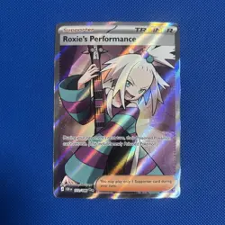 Pokemon TCG Roxie's Performance 112/086 Chaos Rising Full Art Holo NM - Image 1