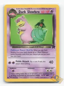 Pokemon TCG - Dark Slowbro 29/82 Lightly Played Rare Team Rocket - Image 1