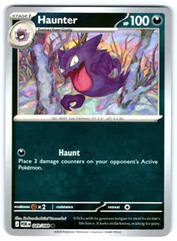 Pokemon TCG Haunter 49/88 Perfect Order ME3 Reverse Holo NM - Image 1
