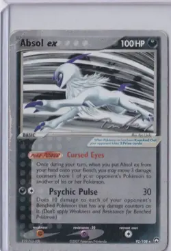 2007 World Championship Deck Absol Ex Damaged #92 - Image 1