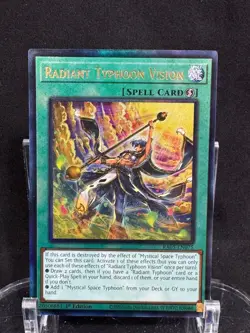 Radiant Typhoon Vision (Ultimate Rare) RA05 Rarity Collection 5 Yu-Gi-Oh NM - Image 1