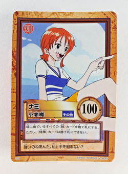 Nami, Little Devil - C09 - One Piece Carddass Hyper Battle card (1999 Japan) - Image 1