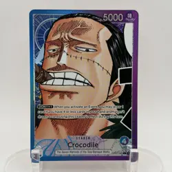One Piece Crocodile OP01-062 Parallel L - Romance Dawn NM ENGLISH - Image 1