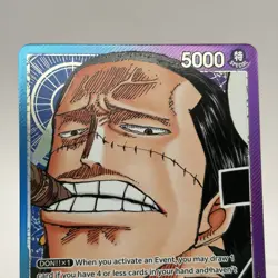 One Piece Crocodile OP01-062 Parallel L - Romance Dawn NM ENGLISH - Image 2