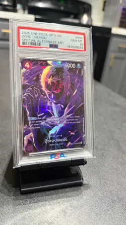 One Piece PSA 10 Zoro-Juurou #ST18-004 SP Legacy Of The Master - Image 2