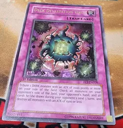 Yugioh Deck Devastation Virus FET-EN058 Ultimate Rare 1st Ed MP - Image 1