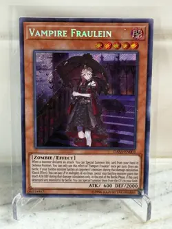 Yugioh Vampire Fraulein DASA-EN003 Secret Rare 1st Ed NM - Image 1