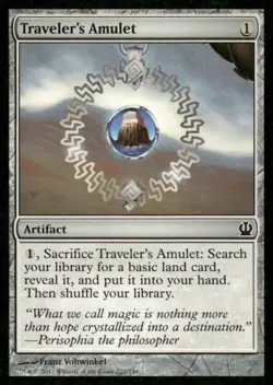 Traveler's Amulet Theros MTG Magic the Gathering card - Image 1