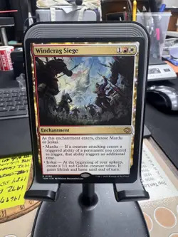 Magic The Gathering Windcrag Siege Rare Enchantment Card TDM English Mardu - Image 1