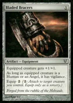 Bladed Bracers Avacyn Restored MTG Magic the Gathering card - Image 1