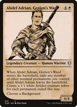 Abdel Adrian, Gorion's Ward (Showcase) Commander Legends mtg - Image 1